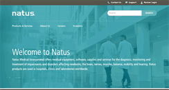 Desktop Screenshot of natus.com