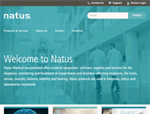 Tablet Screenshot of natus.com